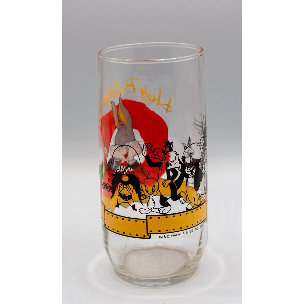 SALE Bugs Bunny Happy Birthday 50th Anniv Glass Warner Bros. Looney Tunes 1990 - Picture 2 of 4